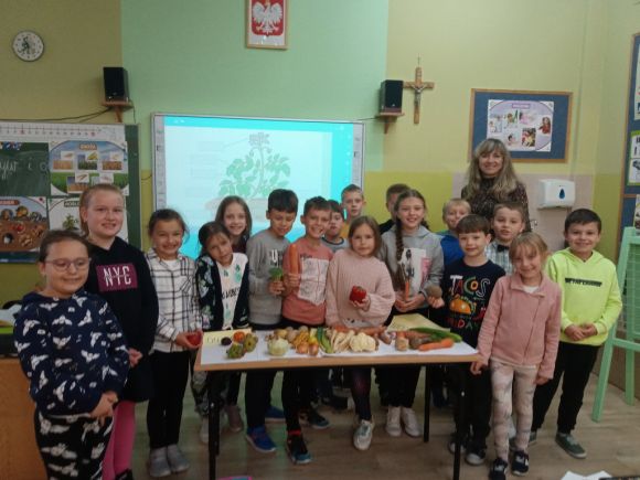 Jesienne inspiracje uczniów klasy II b