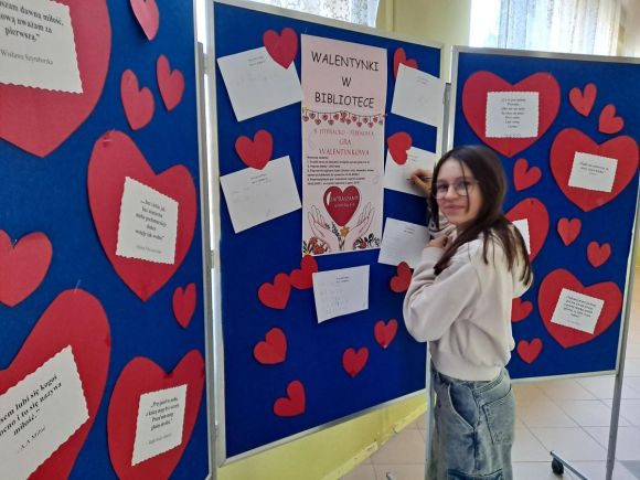Walentynki w bibliotece