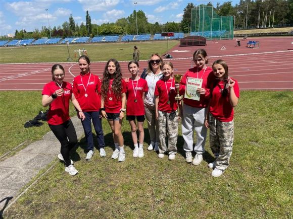 Mistrzynie Kielc w czwórboju lekkoatletycznym dziewcząt