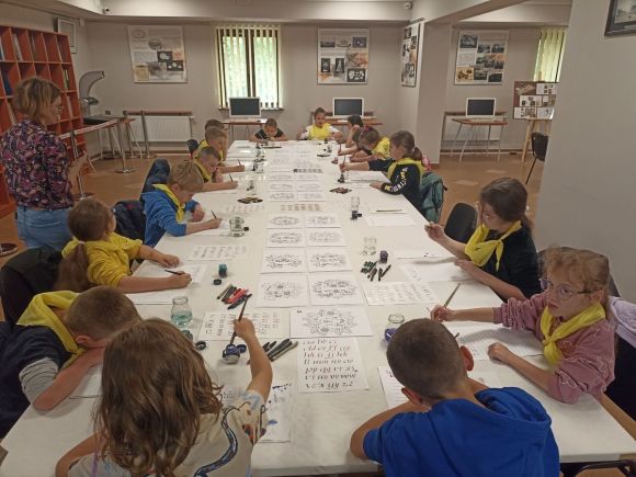Klasa 2d w Archiwum Państwowym w Kielcach