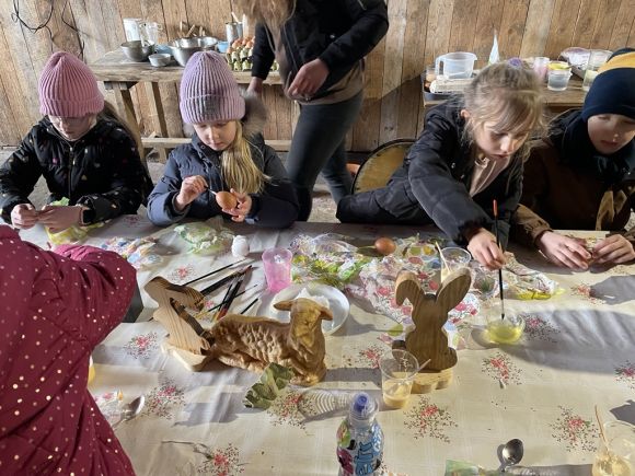 Wizyta w wiejskim gospodarstwie 