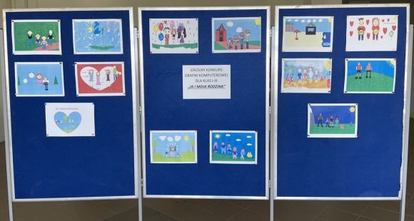 Wyniki szkolnego konkursu grafiki komputerowej dla klas I-III „Ja i moja rodzina"