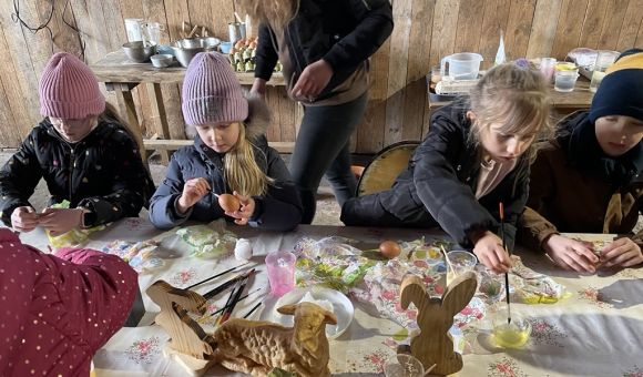 Wizyta w wiejskim gospodarstwie 