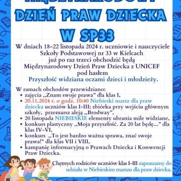 Międzynarodowy Dzień Praw Dziecka z UNICEF