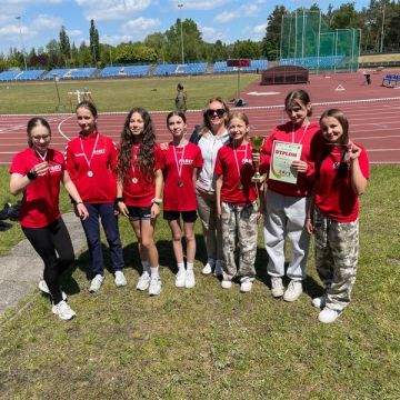 Mistrzynie Kielc w czwórboju lekkoatletycznym dziewcząt