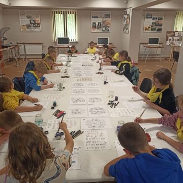 Klasa 2d w Archiwum Państwowym w Kielcach