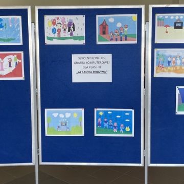 Wyniki szkolnego konkursu grafiki komputerowej dla klas I-III „Ja i moja rodzina"